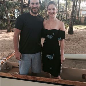 Reformation Off Shoulder Mini